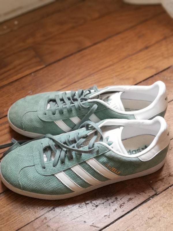 adidas gazelle vert eau