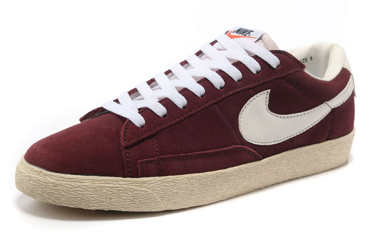 nike blazer basse bordeaux femme