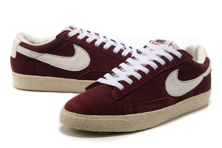nike blazer basse bordeaux femme