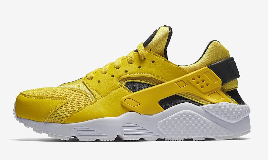 nike huarache jaune fluo